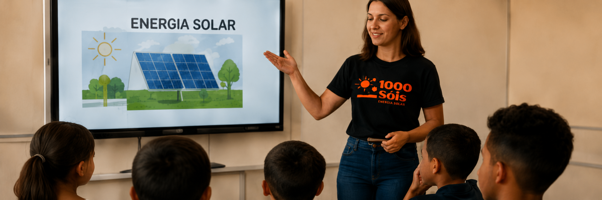 Educação solar em escola pública